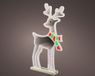 Lumineo kerstverlichting LED Infinity lights hert 60cm, koel wit