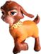 Bullyland Valentino - Wish geitje - Disney speelfiguurtje - 4 cm hoog