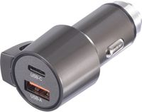 Voltcraft VC-CPS-45W USB-oplader 1x USB-A, 1x USB-C Zwart Auto