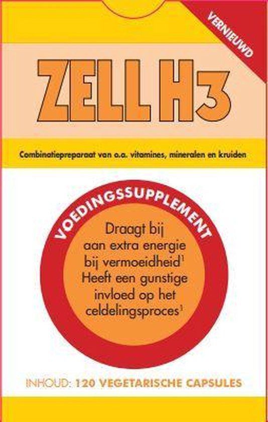 Zell H3 - 120 Capsules - Multivitaminen - Voedingssupplement