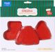 PME PME Kerstkoekjesvormpjes en stempels - Gezellige Kerst (set van 3)