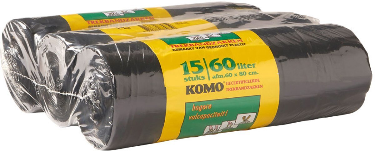 Komo 3 pack Trekbandzakken 60 Liter