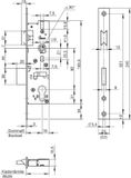 Wilka Smalslot RVS 1438-45 PC 92 LS / RS