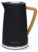 Inventum Bouilloire, 1,7 litre, acier inoxydable, noir, avec filtre anti-calcaire