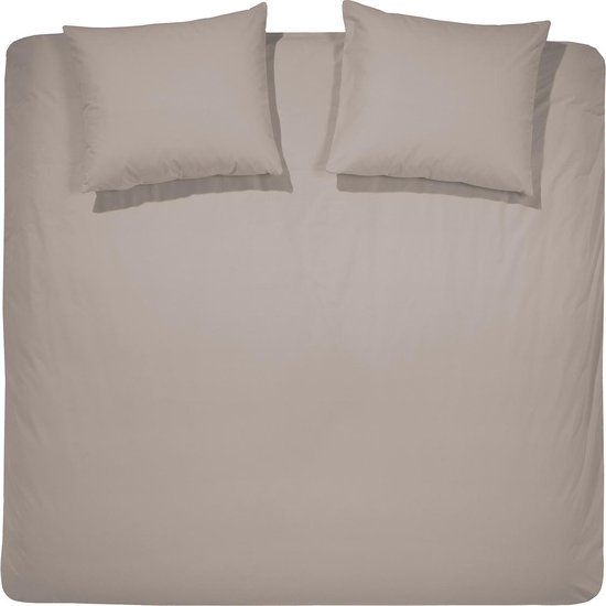 Cinderella Morning Dekbedovertrek - Lits-jumeaux - Flanel - Taupe - 240x200/220 cm