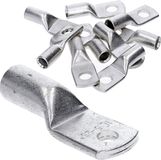 Kalitec 10 stuks HR25-5 standaard buiskabelschoenen 25 mm² M5 zilver koper