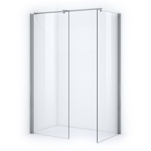 Maxaro Inloopdouche Zircon Comfort 70x70cm Veiligheidsglas 6 mm Chroom
