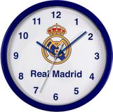 Real Madrid C.F. Real Madrid Wandklok 'official item' - Wit/Blauw - 24 cm
