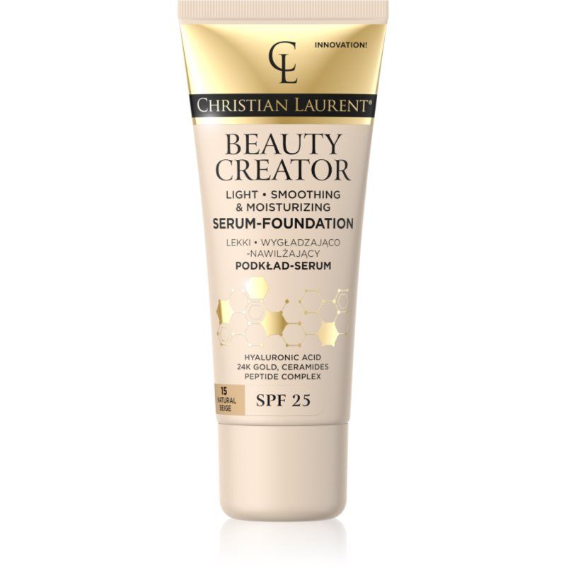 Christian Laurent Beauty Creator - Licht en hydraterend foundation serum met SPF25 nr. 15 - natuurlijk beige - 30 ml