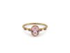 24Kae Bague - Argent | Bague avec pierre | Or | Rose | Femmes | Adultes