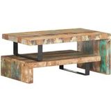 Ensemble de table basse 2 pcs table de salon table de café bois de récupération massif