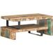 Ensemble de table basse 2 pcs table de salon table de café bois de récupération massif