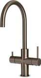 Unito ACE 3 in 1 kokend water kraan - keukenkraan + boiler - C-uitloop - Gunmetal