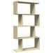 VidaXL Boekenkast 4-laags 70x24x129 cm Hout Sonoma Eiken