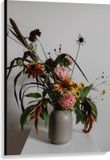 KuijsFotoprint Canvas - Vaas gevuld met Bloemen - 80x120cm