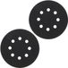 Merkloos / Sans marque Allecto - Interface Pad - Zelfklevend - 2 stuks - Zwart - 125 mm