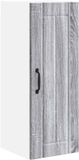vidaXL Wandkast LUCCA Grijs Sonoma Bewerkt Hout 30 x 31 x 80 cm