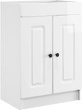 vidaXL Badkamer onder wastafel kast Hoogglans Wit 78,5 x 37,5 x 81 cm