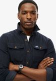 Superdry Trailsman Corduroy Overhemd Heren Lange Mouwen XXL Eclipse Navy