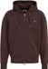 WE Fashion interlock sweatvest met borduursels - donkerbruin
