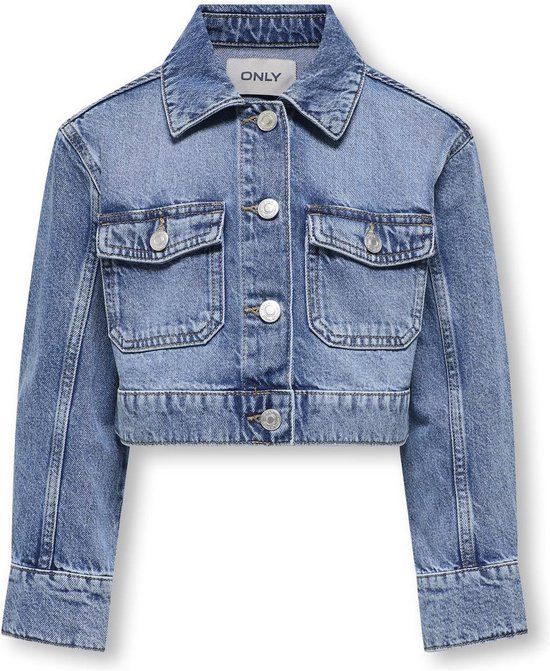 ONLY KIDS ONLY KOGLUMI LS JACKET DNM PIM NOOS Denim Jas Meisjes Maat 146
