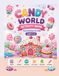 Candy World Activity Book for Kids Ages 4–8: Fun Coloring, Tracing, Mazes, Puzzles, Counting & Creative Activities