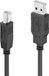 sonero S-XU2000-005 USB-kabel USB 2.0 0,5 m USB A USB B Zwart