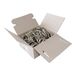 Wedo 2623038 sleutelringen metalen ringen (38 mm diameter, glanzend vernikkeld) 100 stuks, zilver