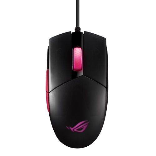 Asus ROG Strix Impact II Electro Punk - Muis - Zwart, Roze