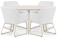 Lifestyle Garden Furniture Lifestyle Lugo/Vienna 120 cm dining tuinset 5-delig
