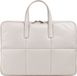 DUDU Togean Laptoptas Leer 36 cm - 36cm (15 duim) - pearl