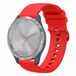By Qubix Qubix - Geschikt voor Garmin bandje - 18mm - Geschikt voor Garmin Venu 4 - 41mm - Soft siliconen bandje - Rood