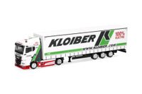 Herpa MAN eTGX GM jumbozeil vrachtwagenmodel op schaal 1:87