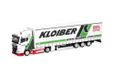 Herpa MAN eTGX GM jumbozeil vrachtwagenmodel op schaal 1:87