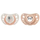 Chicco PhysioForma Air Pink Fopspeen 0-6 maanden, siliconen zuiger, anatomisch en functioneel, ondersteunt de fysiologische ademhaling, roze, 2 stuks