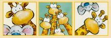 Your Decoration B.V. Kunstdruk Jean Paul Courtsey - Funny Friends IV 95x33cm