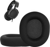kwmobile 2x oorkussens geschikt voor SteelSeries Arctis 3 / Arctis 5 / Arctis 7 / Arctis 9 / Arctis 9X - Earpads voor koptelefoon in zwart