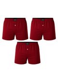 Erdem Boxer shorts canneberge / noir / blanc