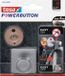 Tesa 3x Powerbutton chroom vierkante haken large