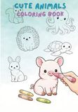 Cute Animals - Coloring Book: Animals with simple design for kids