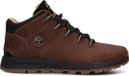 Timberland Sprint Trekker Mid Lace M Sneakers - Leren Sneaker - Heren - Bruin - Maat 45,5