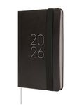 Finocam Kalender 2026, Weekoverzicht, Januari - December, Jaarplanner 2026, Zwarte Flexi Gladde Omslag, Catalaans