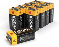 Kodak XTRALIFE alkaline 9V pile 10 pièces