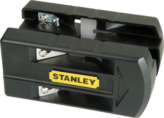 Stanley Dubbelzijdig Fineerstrip Mes - Geel - Kunststof - 20 cm