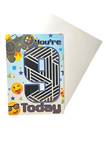 Xpress Yourself Verjaardagskaart voor negen (9) 9e jaar oude jongen - Xpress Yourself