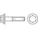 TOOLCRAFT 139634 Zeskantbouten met flens M16 30 mm Buitenzeskant DIN 6921 Staal 50 stuk(s)