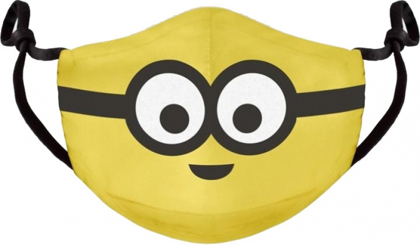 Difuzed Minions: Facemask (1 Pack) Yellow (Maschera) Merchandising Ufficiale