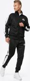 Lonsdale Heren trainingspak Pember Zwart Polyester Regular Fit M