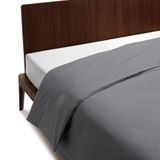 SWEET HOME GUZZINI Classic Dekbedovertrek voor eenpersoonsbed, katoen, 155 x 200 cm, 100% OekoTex gecertificeerd, fris en ademend, dekbedovertrek met 40 cm lussen voor zacht en duurzaam beddengoed