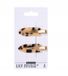 Sister Young LILY haarclips - lichte Luipaardprint (2 stuks)